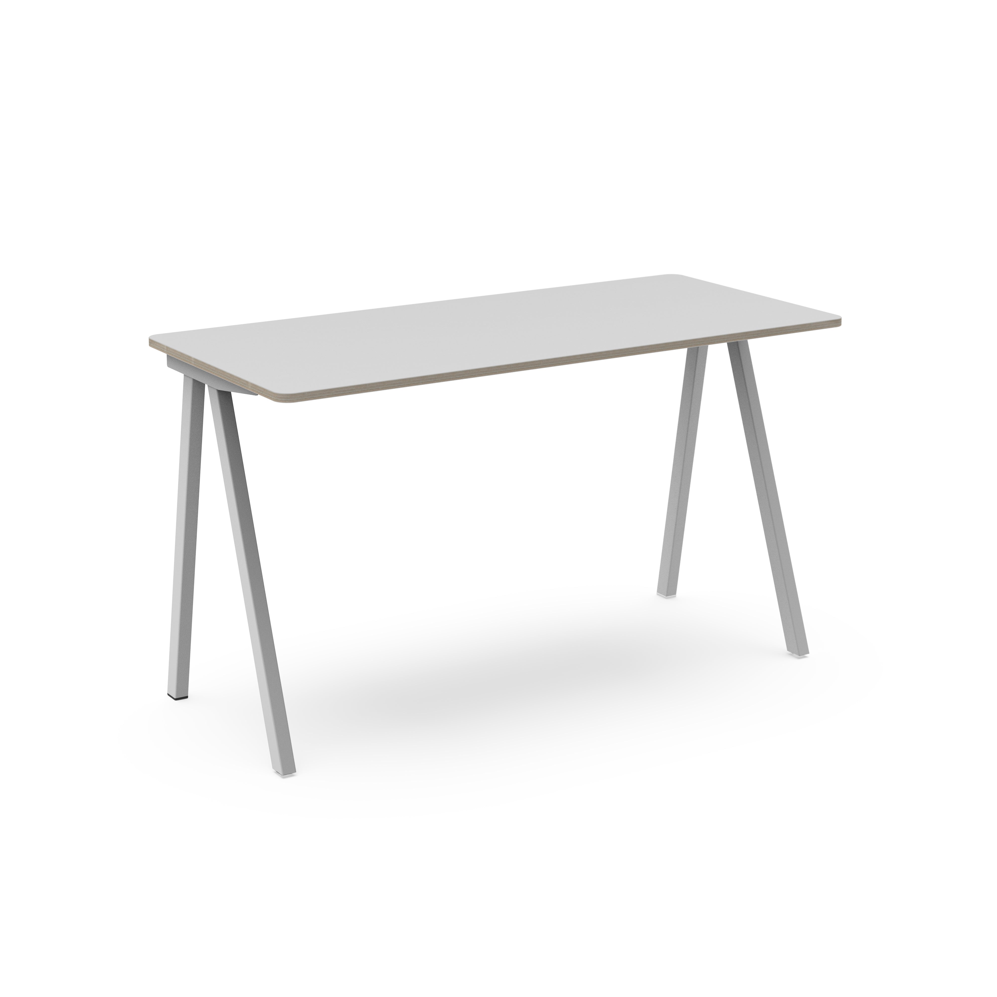 A TABLE školní dvoulavice pevná bílá
#barva_sněhově bílá