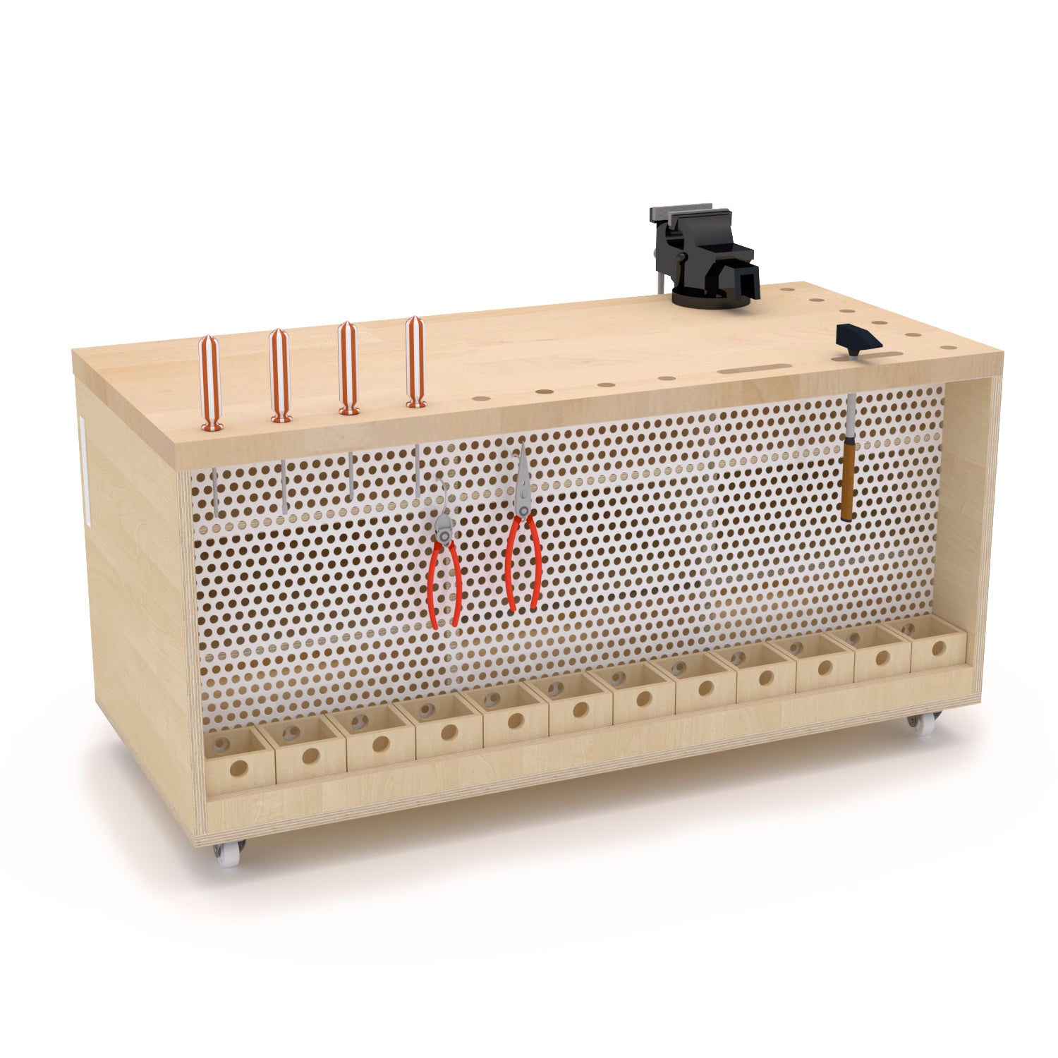 #dílnička zezadu
#montessori dílnička
#dílna dětská
#překližka
#dílenský stůl
#robustní
#mobilní