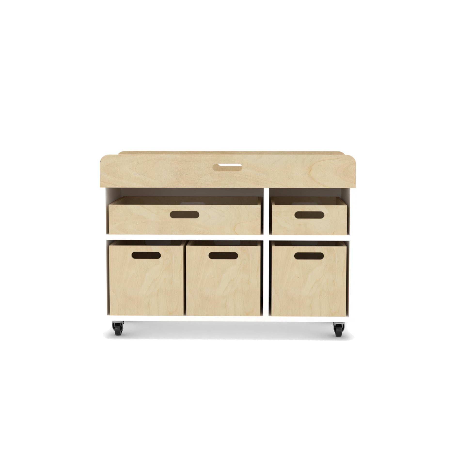 Kabinet s úložnými boxy