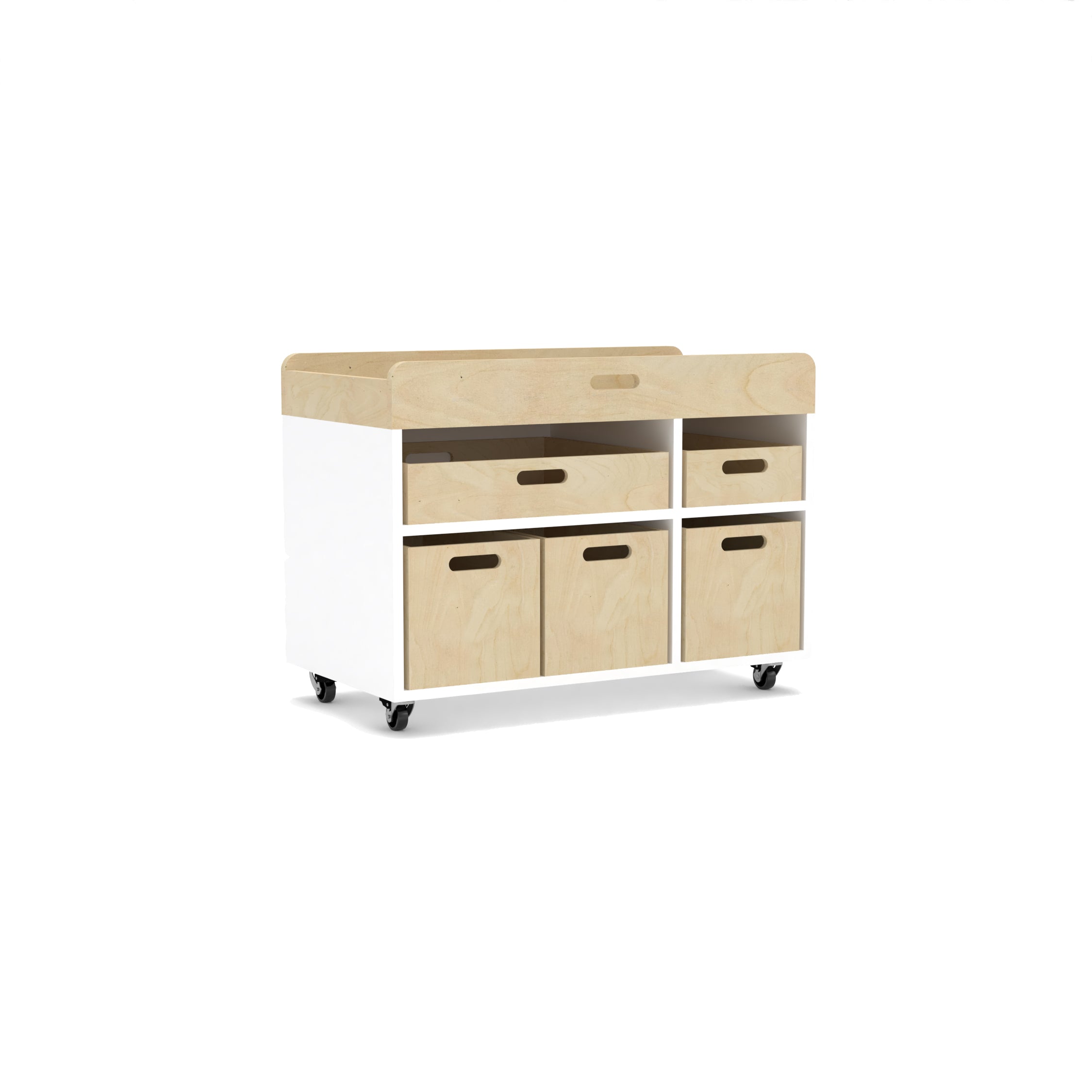 Kabinet s úložnými boxy